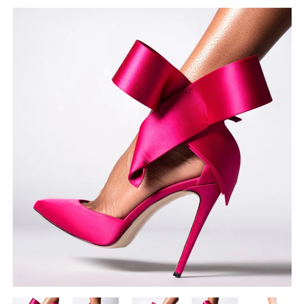 aminah abdul jillil BOW PUMP
FUCHSIA